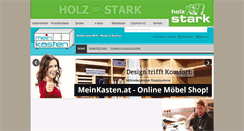 Desktop Screenshot of holzstark.at