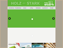 Tablet Screenshot of holzstark.at